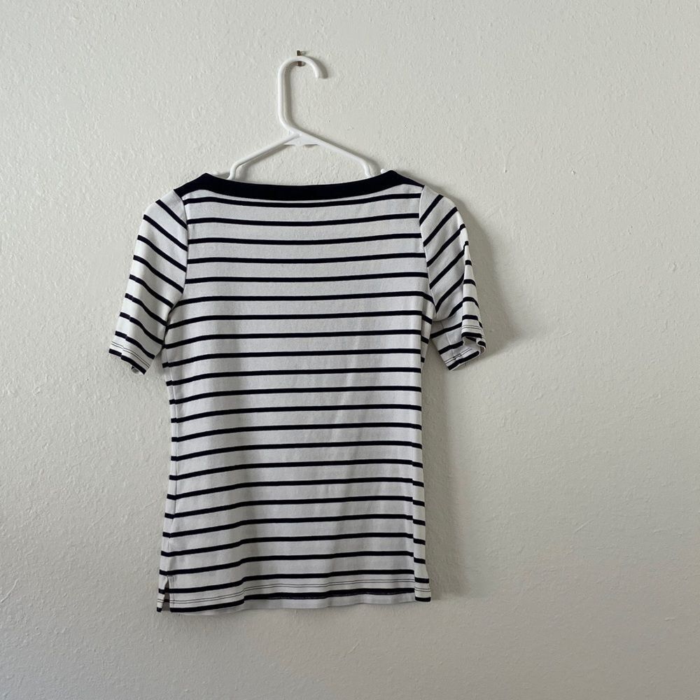 Talbots Striped Weekend Tee - Picture 2 of 5
